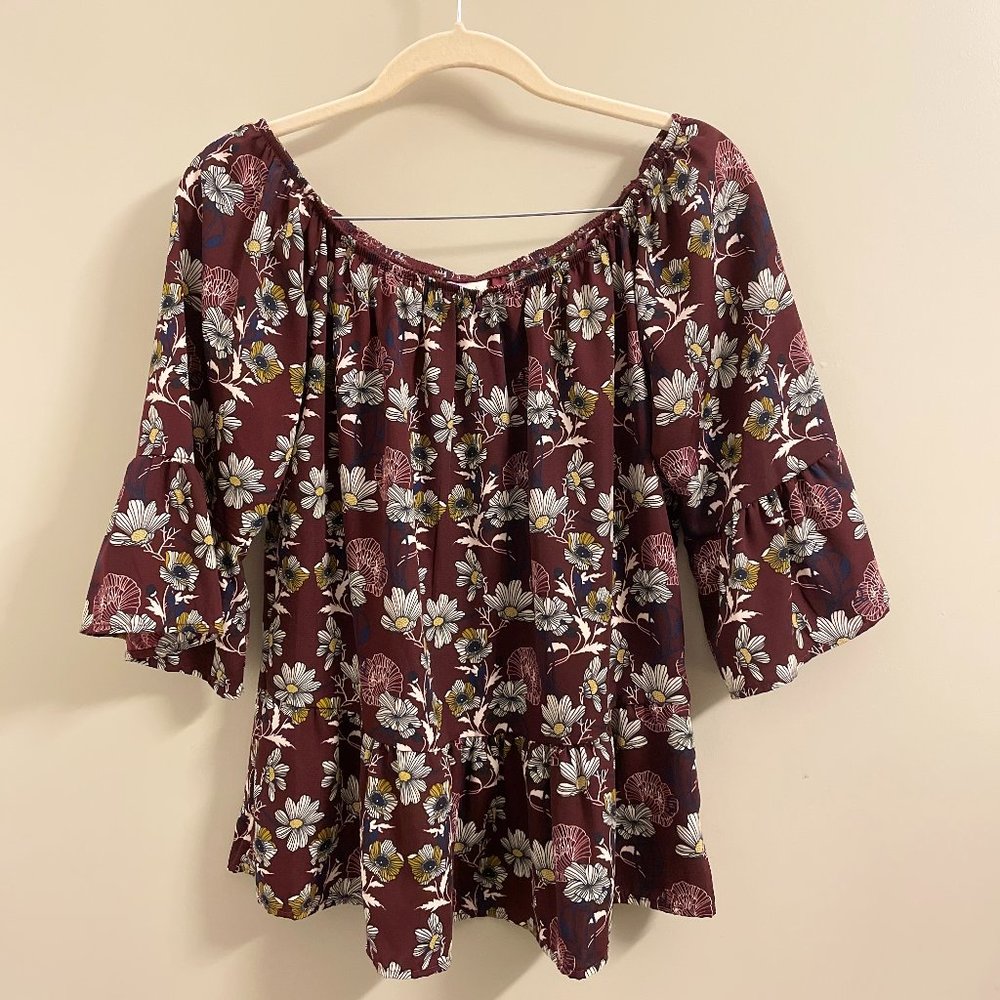 Alya Floral Off-The-Shoulder Top